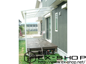 のテラス屋根 ヴェクターテラス F型 テラスタイプ 単体 積雪〜20cm対応 施工例