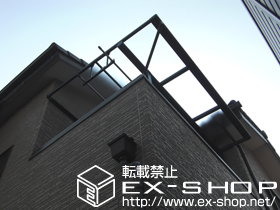 のバルコニー・ベランダ屋根 ヴェクターテラス F型 屋根タイプ 単体 積雪〜20cm対応 施工例