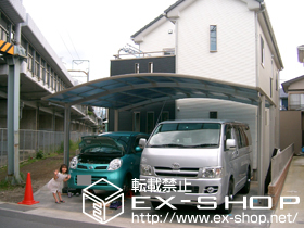 のカーポート プレシオスポート ワイド 積雪〜20ｃｍ対応 施工例