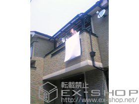 のバルコニー・ベランダ屋根 ライザーテラス?R型 単体 屋根タイプ 積雪〜20cm対応 施工例