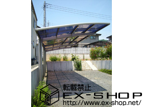 のカーポート カーブポートシグマIII  延長 積雪〜30ｃｍ対応 施工例