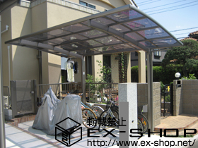 のカーポート カーブポートシグマIII 積雪〜30ｃｍ対応 施工例