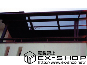 のバルコニー・ベランダ屋根 ライザーテラスII F型 単体 屋根タイプ 積雪〜20cm対応 施工例