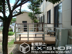 の門扉 レスティン門扉11型 片開き 門柱使用タイプ 施工例