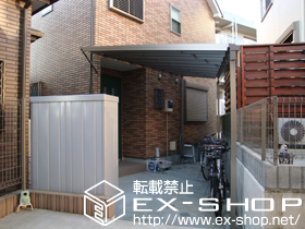 のテラス屋根 ライザーテラスII F型 単体 テラスタイプ 積雪〜20cm対応 施工例