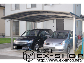 のカーポート カーブポートシグマIII ワイド 積雪〜20cm対応 施工例