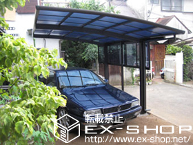 のカーポート レイナポート 積雪〜20cm対応＋サイドパネル 51用 標準用 施工例