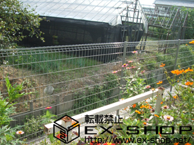 のフェンス・柵 ハイグリッドフェンスN8型　 施工例