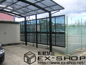 のフェンス・柵 レイナポート用サイドパネル（標準柱用） 施工例