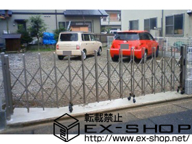 のカーゲート トリップゲートPB型 ノンレール 片開き 施工例