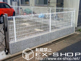 のフェンス・柵 FCS-61型フェンス フリーポールタイプ 施工例