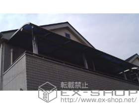 のバルコニー・ベランダ屋根 ヴェクターR型 連棟 屋根タイプ 積雪〜20cm対応 施工例