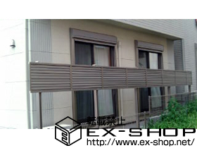 のフェンス・柵 プリレオR9型フェンス フリーポールタイプ 施工例