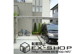 のカーゲート ワイドオーバードアR1型 手動式 施工例