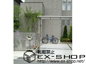 の門扉 シャレオR1型門扉 両内開き 柱使用 施工例