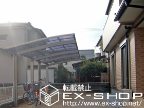 のカーポート カーブポートシグマ? 縦連棟 積雪〜20cm対応 施工例