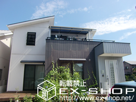 のバルコニー・ベランダ屋根 ヴェクターテラス F型 屋根タイプ 単体 積雪〜20cm対応 施工例