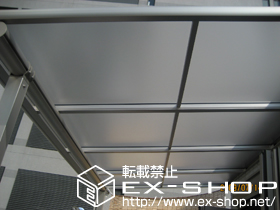 のバルコニー・ベランダ屋根 ヴェクターテラス F型 屋根タイプ 単体 積雪〜20cm対応 施工例