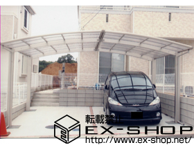 のカーポート レイナポート M合掌 積雪〜20ｃｍ対応 施工例