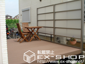 のウッドデッキ リウッドデッキII 単体 入隅加工 施工例