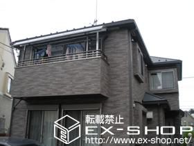 のバルコニー・ベランダ屋根 ライザーテラスII R型 屋根タイプ 単体 積雪〜20cm対応 施工例