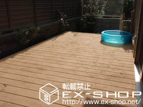 のウッドデッキ リウッドデッキII  標準 単体 施工例