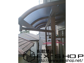 のバルコニー・ベランダ屋根 ヴェクターR型 単体 屋根タイプ 積雪〜20cm対応 施工例