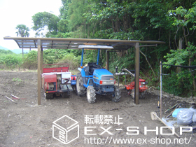 のカーポート カーブポートシグマIII ワイド 積雪〜20cm対応 施工例