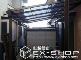 のテラス屋根 ライザーテラスII F型 テラスタイプ 単体 積雪〜20cm対応 施工例