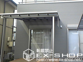 のテラス屋根 ライザーテラスII F型 テラスタイプ 単体 積雪〜20cm対応 施工例