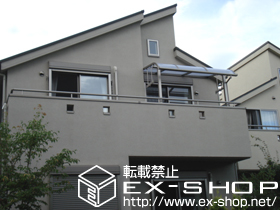 のバルコニー・ベランダ屋根 ライザーテラスII   R型 屋根タイプ 単体 積雪〜２０cm対応 施工例