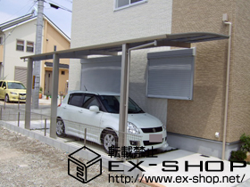 のカーポート プレシオスポート 延長タイプ 積雪〜20cm対応 施工例