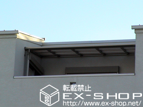 のバルコニー・ベランダ屋根 パワーアルファ F型 単体 屋根タイプ 積雪〜30cm対応 施工例