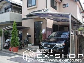 のサイクルポート・駐輪場 カーブパークシグマIII オープンタイプ 施工例