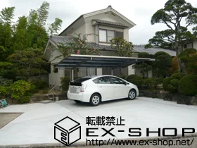 大阪府茨木市ののフェンス・柵・塀、カーポート プレシオスポート 積雪～20cm対応 施工例