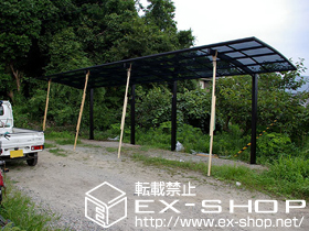 のカーポート レイナポート 縦連棟 積雪〜20cm対応 施工例