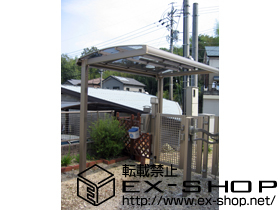 のサイクルポート・駐輪場 キューブポートミニ 積雪〜20cm対応 施工例