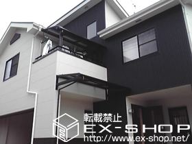 のバルコニー・ベランダ屋根 プレシオステラスR型 単体 屋根タイプ 積雪〜20cm対応 施工例