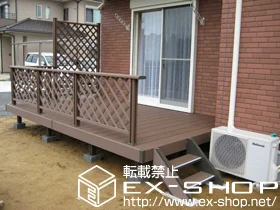 LIXIL ���N�V��(�g�X�e��)�̃E�b�h�f�b�L ���R�X�e�[�WII  �P�́{�X�e�b�v2�i�{�f�b�L�t�F���X�{�E�b�h�p�[�e�B�V�����m���`�X�e�ځn �{�H��