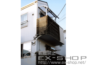 のバルコニー・ベランダ屋根 ライザーテラスII R型 屋根タイプ 単体 積雪〜20cm対応 施工例