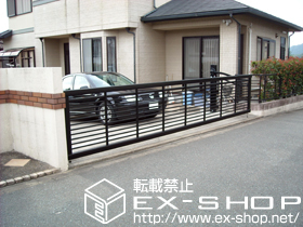 のカーゲート ワイドオーバードアR1型 電動式 施工例