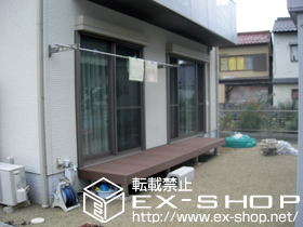 のウッドデッキ リウッドデッキII  標準 単体 施工例