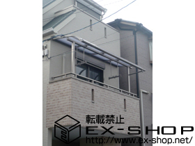 のバルコニー・ベランダ屋根 ライザーテラスII   R型 屋根タイプ 単体 積雪〜20cm対応 施工例