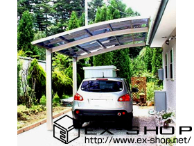 のカーポート カーブポートシグマIII 積雪〜20cm対応 施工例