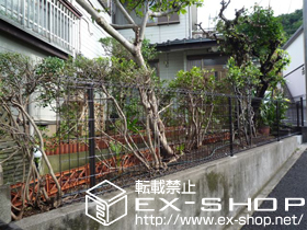 のフェンス・柵 FCS-61型フェンス 施工例