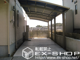 のカーポート カーブポートシグマIII 縦連棟 積雪〜20cm対応 施工例