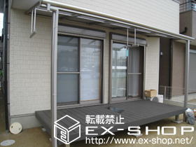 のウッドデッキ リウッドデッキII ワイド 単体 施工例