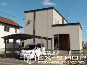 のカーポート レグナスポートシグマIII 3000 ワイド 積雪〜100ｃｍ対応 施工例