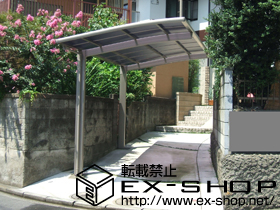 のカーポート カーブポートシグマ? 積雪〜20cm対応 施工例