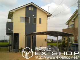 のカーポート カーブポートシグマ? ワイド 積雪〜20cm対応 施工例